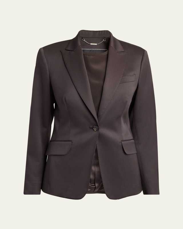 Fitted Wool Blazer